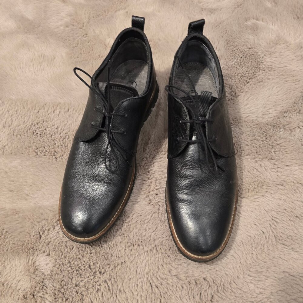 Hush Puppies men black US9 Oxford style - Picture 2 of 7